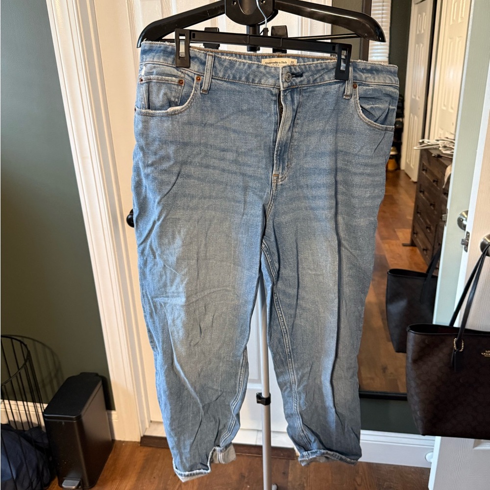 Abercrombie & Fitch Classic Blue Boyfriend Jeans